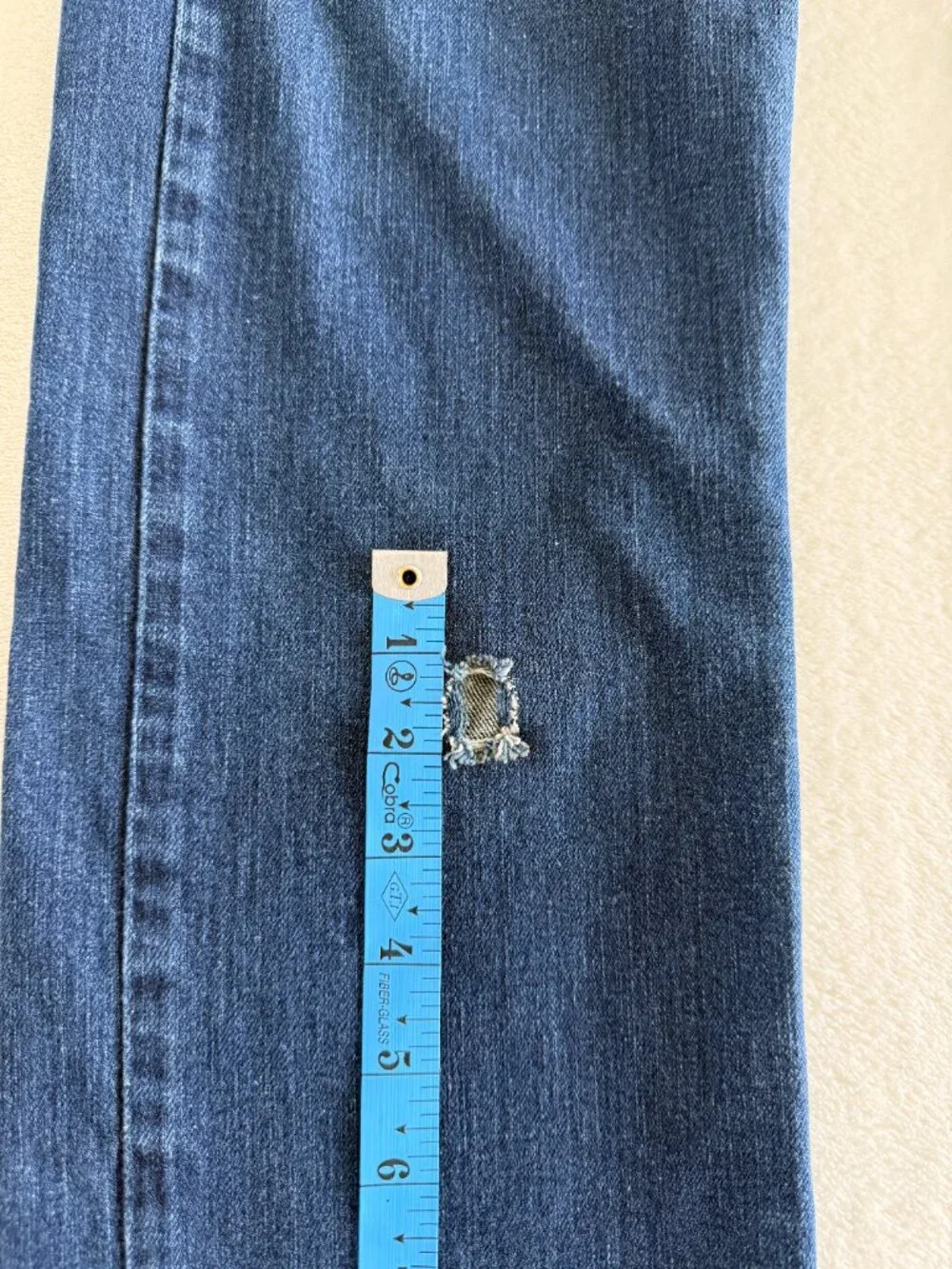 Levi's 514 Straight Fit Jeans Men's W32 L34 Blue Medium Wash Stretch Denim 32x34